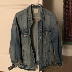 American eagle boyfriend fit denim jacket